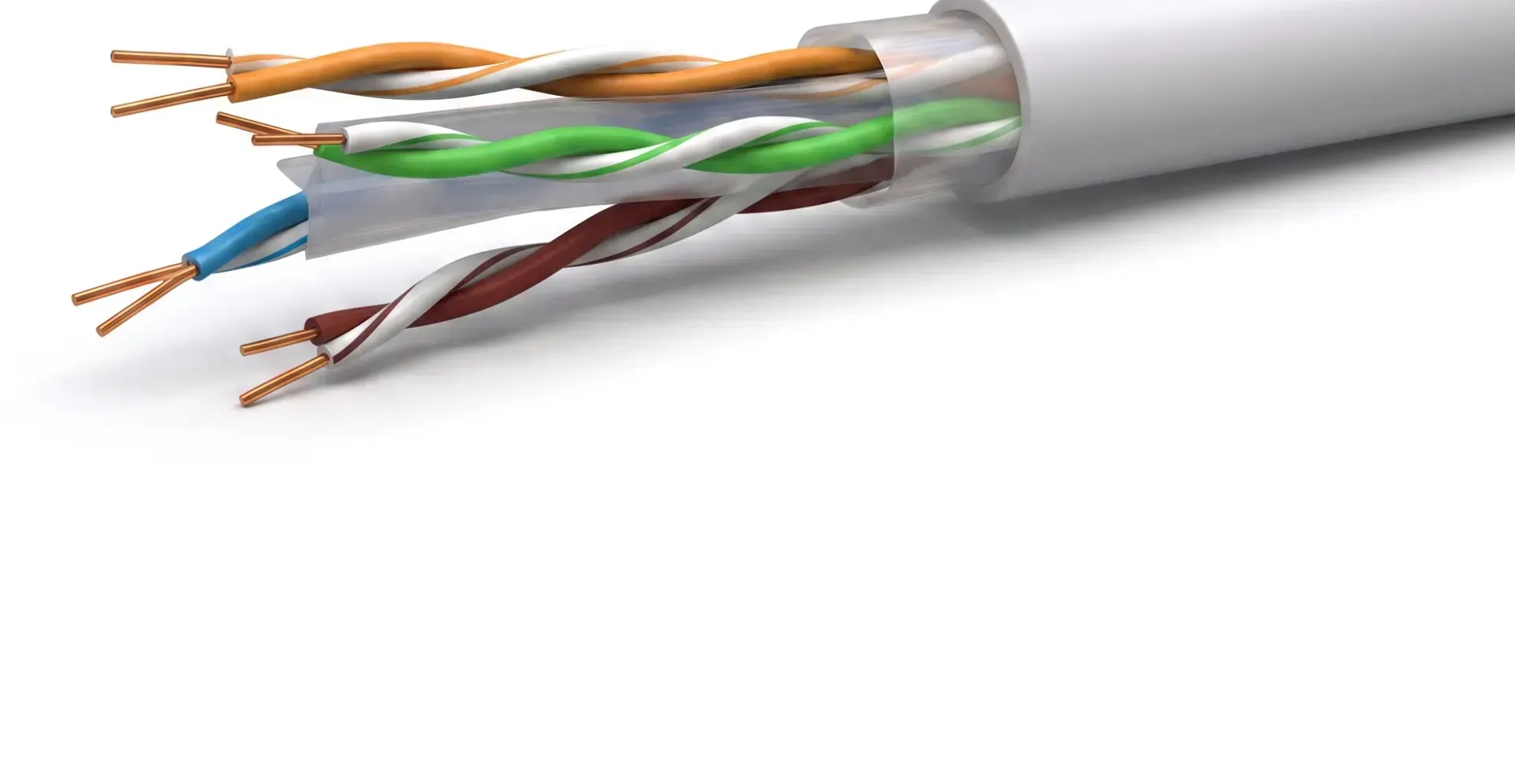 Приобрести кабель FUTP Cat 6 PVC 4x2x0,57