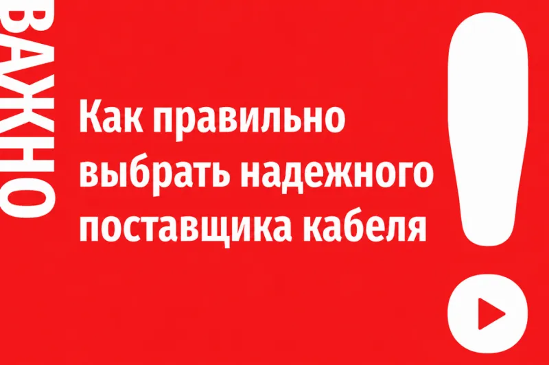 Выбираем надежного поставщика кабеля: как не попасть на компанию-однодневку