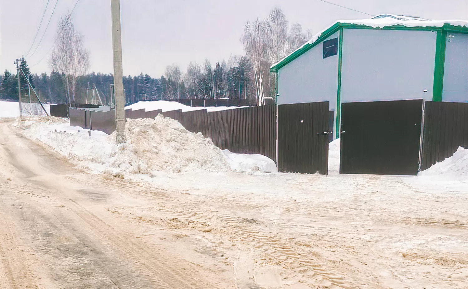 Последствия снегопада в Москве