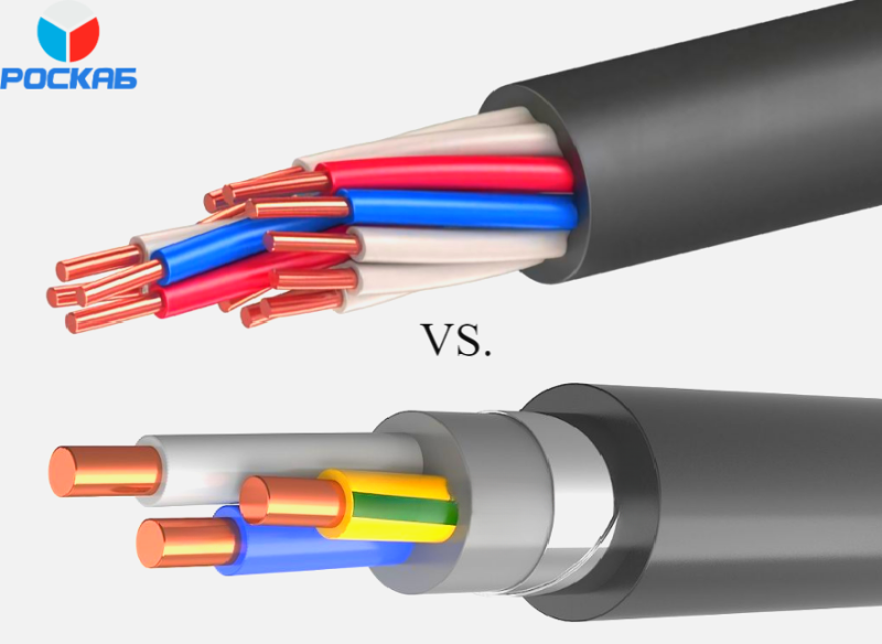 Силовой и контрольный кабель: в чем разница?